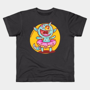 donut monster Kids T-Shirt